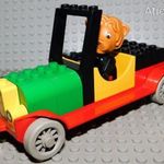 Lego Fabuland MOC kisautó - Oroszlán polgármester privát autója. Egyedi állatmese legó játék szett. fotó