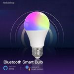 Bluetooth RGB okos izzó app vezérlés fotó