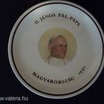 II. János Pál Pápa Herendi falitányér / dísztányér 1991 Pápalátogatás fotó