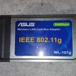 ASUS WL107g PCMCIA wifi lan kártya fotó