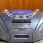 THOMSON sztereo CD Rádió Casette TM9039 lejátszó, recorder, retró fotó