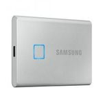 Samsung T7 hordozható SSD, 2TB, USB 3.2, Ezüst fotó