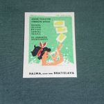 Gyufacímke, 1 db, Csehszlovákia, Palma szappan reklám , 1950-60 fotó