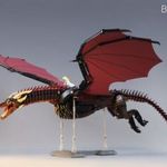 Lepin Trónok Harca Drogon Sárkány Lego MOC elemekkel fotó