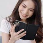 Smart Case könyvtok Xiaomi Redmi A3 - fekete - OEM fotó