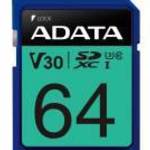 Memory card SDXC PremierPro 64GB UHS-I U3 V30 100/80 MB/s - ADATA fotó