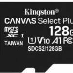 Kingston Canvas Select Plus 128GB MicroSDXC Class 10 UHS-I memóriakártya - KINGSTON fotó