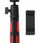 PULUZ Selfie Stand Tripod állvány telefon bilinccsel okostelefonokhoz (piros) - Puluz fotó