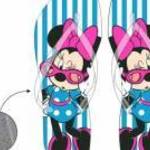 Disney Minnie gyerek papucs flip-flop kék 28/29 fotó