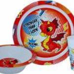 Dragon, Sárkány BOOM étkészlet, micro műanyag szett Dobozban fotó