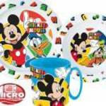 Disney Mickey étkészlet, micro műanyag szett fotó