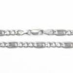 Férfi ezüst nyaklánc Valentino Pancer ródiumbevonatos 5mm - Ezüst fotó