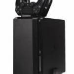 FroggieX FX-P4-C1-B PS4 Dual fekete töltőállomás + lemez tartó állvány fotó