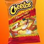 Cheetos Flamin Hot Crunchy csípős chips 99g fotó