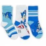Sonic a sündisznó gyerek zokni fast 3 db-os 23/26 - Sonic, a sündisznó fotó