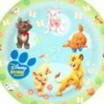 Állatos Disney műanyag party tányér 4db-os fotó