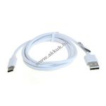 OTB adatkábel / töltőkábel USB-C , fehér, 1m, fehér fotó