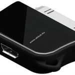 USB-adapter Micro-USB -> iPhone iPod, iPhone, vagy iPad fekete (nem Apple Lightning csatlakozó) fotó