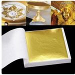 100 LAP ARANY fóliapapír LAPKA aranylapka aranyozott dekor dekoráció = KIÁRUSÍTÁS = 1FT NMÁ fotó