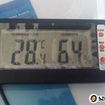 Hőmérő és páratartalom mérő min max mérés és tárolás fotó