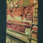 Kártyanaptár, 25 éves Csemege élelmiszer ABC áruházak, csemegepult , 1978 , L, fotó