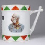 1Q520 Antik Ferenc József MZ altrohlau I. világháborús porcelán bögre emlékbögre 1914-15 fotó