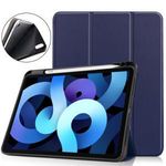 Apple iPad Air 4 2020 tablet védőtok toll tartóval, Kék fotó