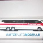 Rietze Modell Autóbusz. Mercedes Travego ÚJ !!!! 1: 87 fotó