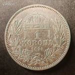 1 korona 1894 ezüst 1 Ft-ról!! fotó