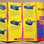 Philips Audio sztereo zenegép katalógus 1985 k. - retro hifi torony kazettás magnó rádió modellek fotó