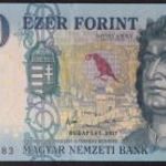 2017 1000 forint UNC DR fotó
