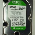 WD Western Digital 500GB HDD merevlemez SATA 100/100 #2079 fotó