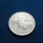 KANADA : 25 cent 1999 - Április Ezüst 5, 9 gramm 0.925 113.645 db vert fotó