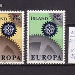 Europa Cept Izland M 409-10 fotó