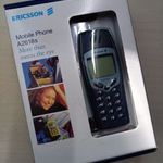 Ericsson A2618s retró mobiltelefon 2001-ből gyűjtőnek, dobozzal, papírokkal, szép állapotban fotó
