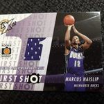 Marcus Haislip kosaras kártya - Mezdarabos (fotózáson viselt) - NBA - Milwaukee Bucks - 2002 fotó