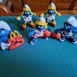 PEJO, Hupikék törpikék 5db-os játékfigura gyűjtemény egyben eladó ! (1996-7) fotó