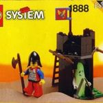 Lego Classic Castle 1888 Black Knights Guardshack 1992 fotó