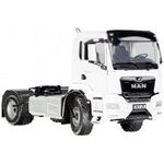 Wiking 0776 52 1-es nyom Tehergépjármű modell MAN TGS 2 tengelyes traktor Ackerdiesel fehér fotó