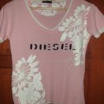 Diesel S/M/36/38-as méretű rózsaszínű női pamut póló fotó