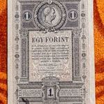 1882-es 1 Forint /Gulden bankó Ritkább !!!! (L1187) fotó