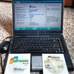 HP Pavilion DV4158EA típusú XP-s laptop 2 db DVD-vel, külső egérrel, 100GB HDD-vel fotó