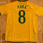 Kaká Brazília 8-as sárga válogatott labdarúgó mez (M vagy XL) fotó