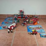 Lego City Tűzoltó helikopter 7238+hajó 7906+autó 7239+állomás 7945 fotó