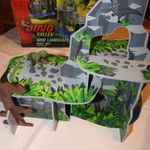 EREDETI ANGOL DINO VALLEY LANDSCAPE PLAY SET Dinó völgy tájkép 2 dinóval 3D építőjáték eladó fotó