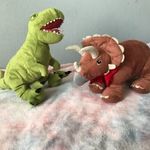 2 db Ikea plüss dínó dinoszaurusz játék figura fotó