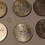 6 db ezüst 200 forint 1994 1993 fotó