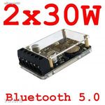 2x30W-os Bluetooth-os erősítő panel - Bluetooth 5.0 - XY-P15W - DC 8 - 24V fotó