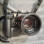Leica R 4, váz, objektív, winder, grip egyben eladó fotó