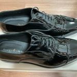 Fekete férfi lakk cipő, Franco Fedele, bőr belső, bőr talp, 45-ös, új fotó
